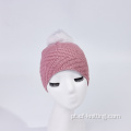 Gorro de malha na moda para mulheres